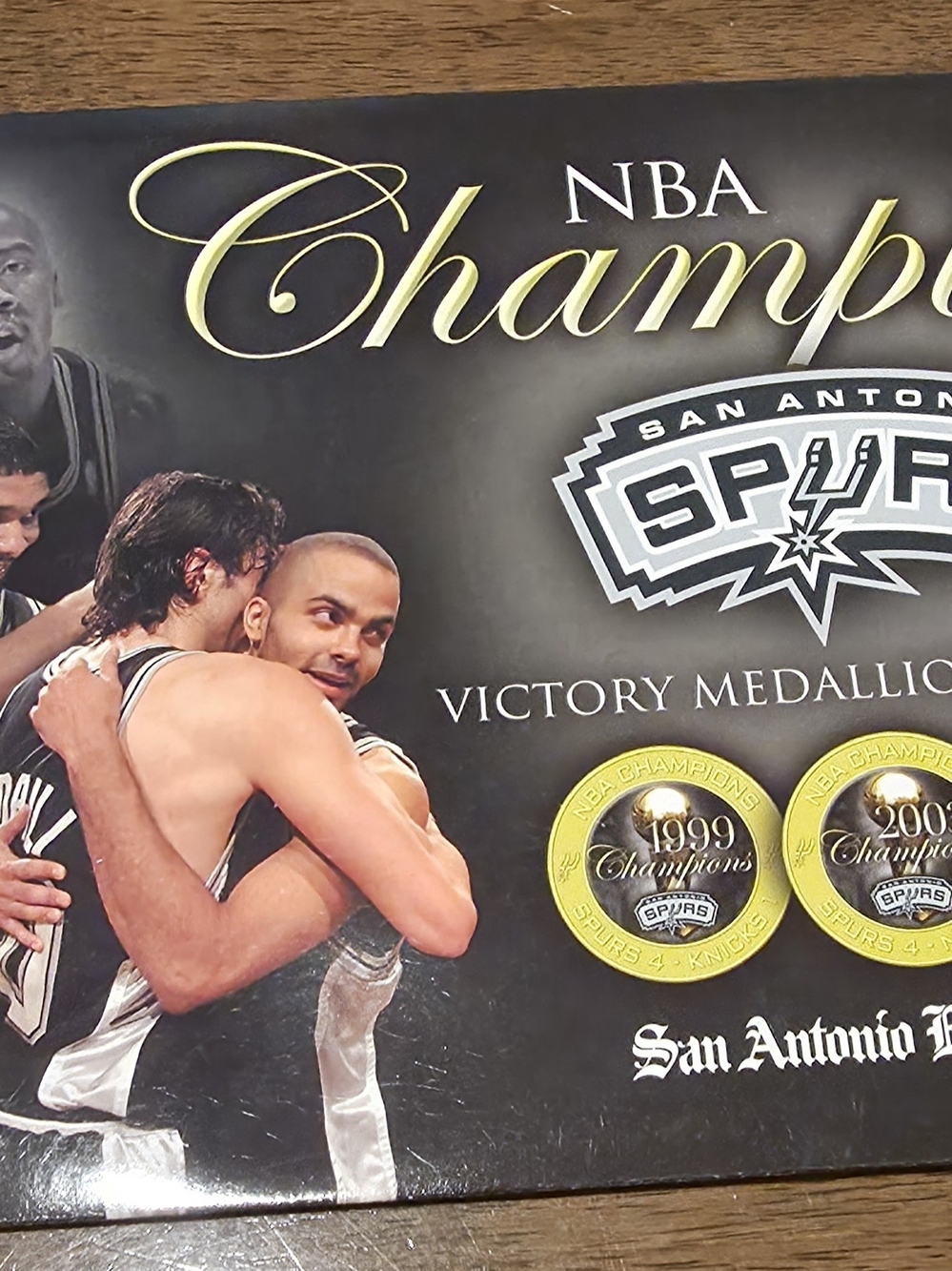 1999-2005 NBA Champions Victory Medallion Collector Set - Black